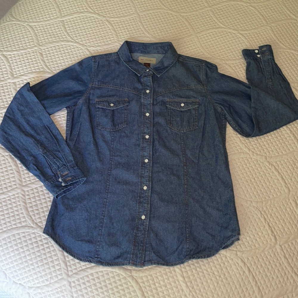 Bit & Bridle Jean Shirt -Like NEW